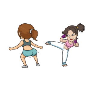 Kick Butt White Font