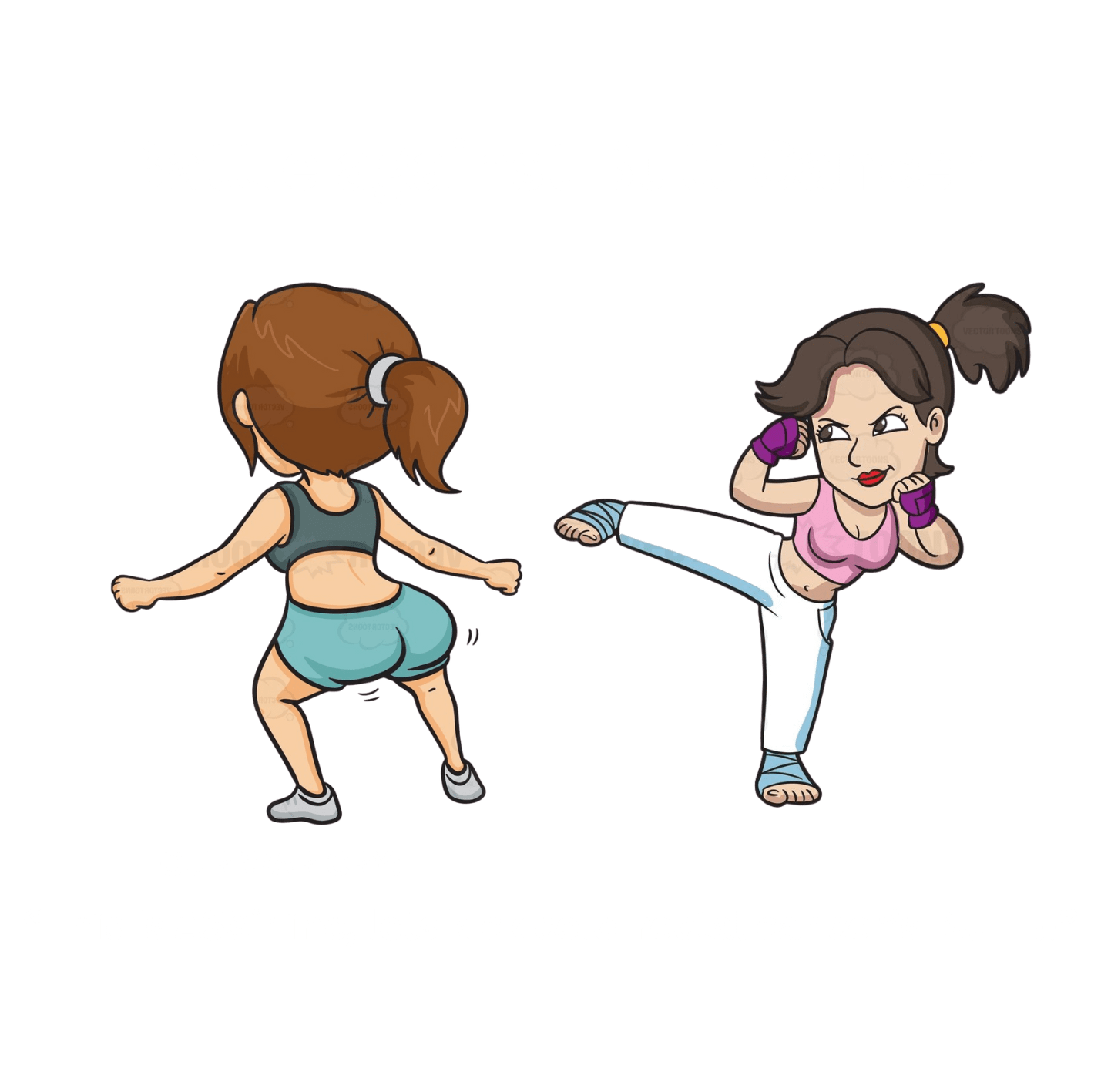 Kick Butt White Font